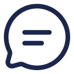 Chat Round Line SVG Icon